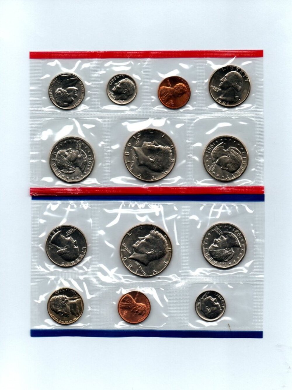 1981 US Mint Uncirculated Coin Set.. 13 Coin Set.. In Original US Mint Packaging